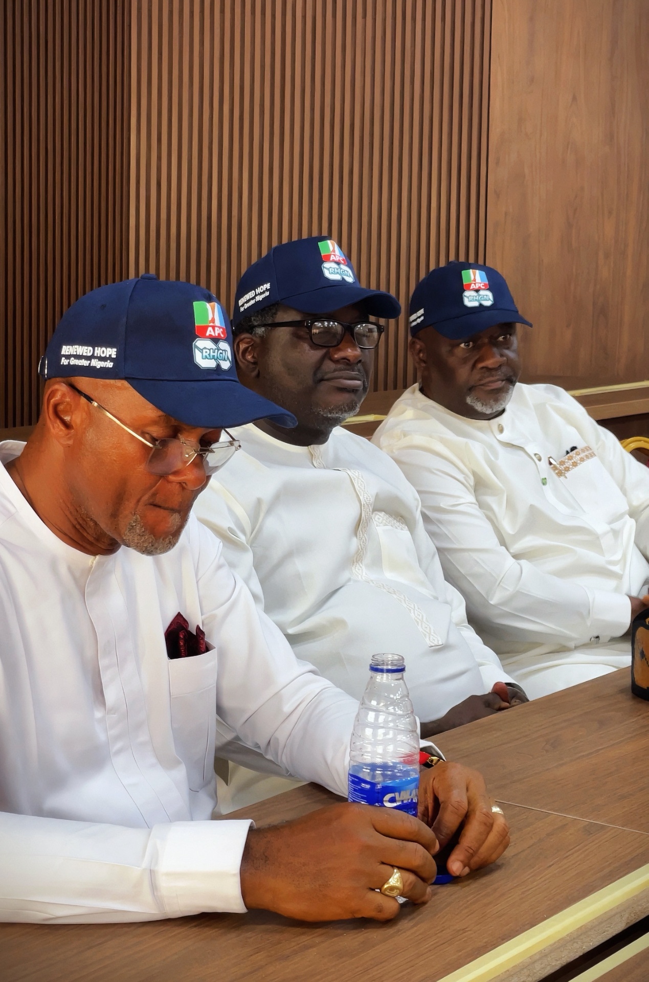Citizen election observers in branded vests at a Nigerian polling unit